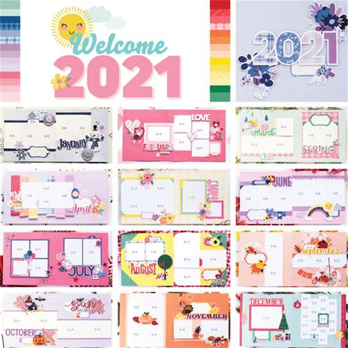 Welcome 2021: A Year of Layouts