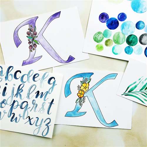 The Beauty of Watercolor Lettering
