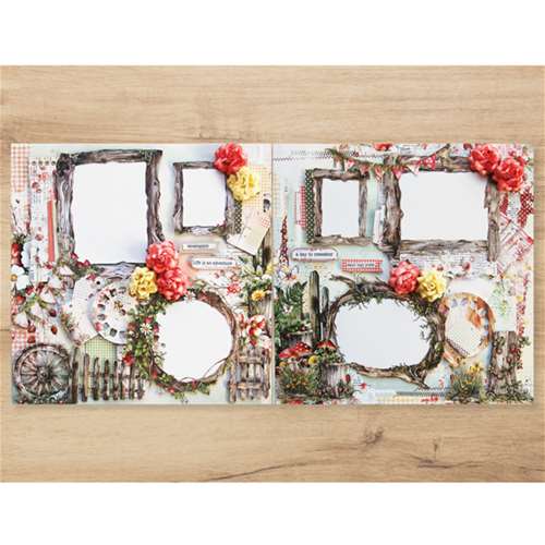 49 &amp; Market Strawberry Summer 2-Page Layout