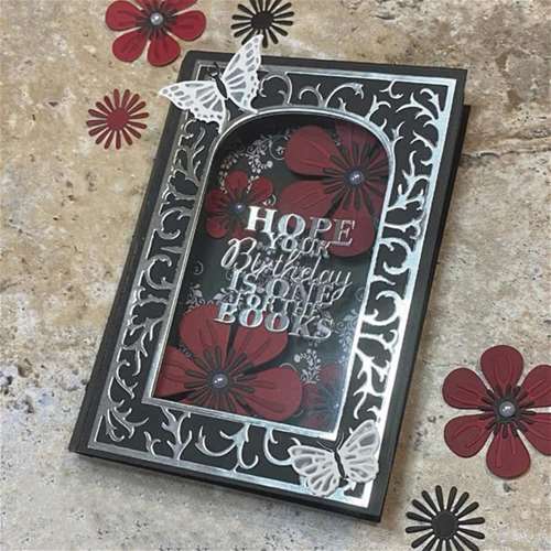 Birthday Shadow Box Book Card 