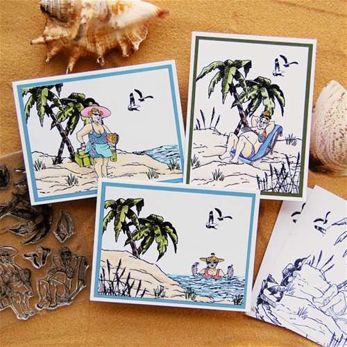 Build-A-Scene Beach Babes