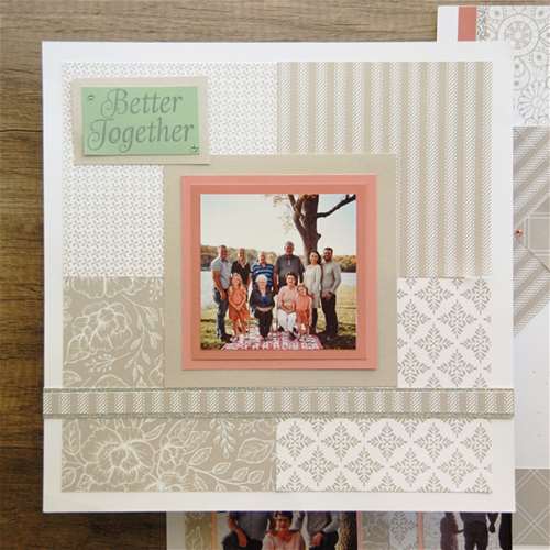CTMH Love Story Scrapbook Pages