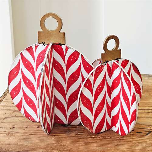 Dimensional Christmas Ornaments