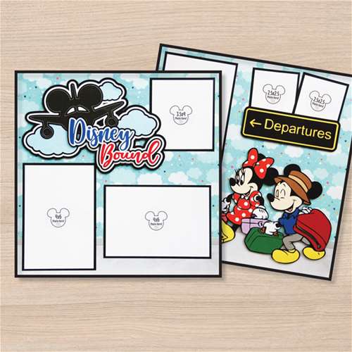 &#39;&#39;Disney Bound&#39;&#39; Paper Piecing Two-Page Layout