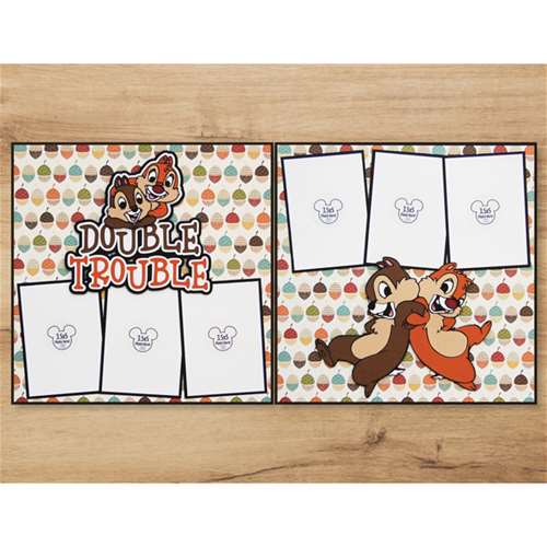 Double Trouble Chip &amp; Dale 2-Page Layout