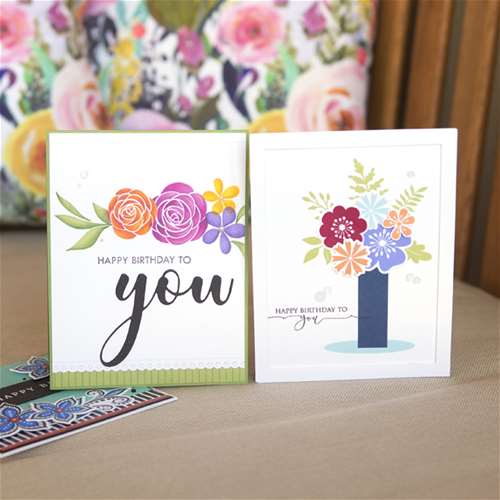 Floral Birthday Cards