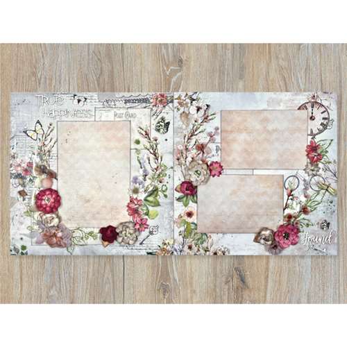 Floral Bliss Two-Page Layout