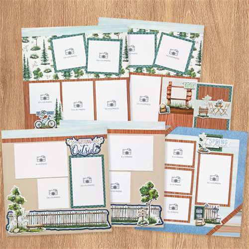 Getting Outside Scrapbook Layouts