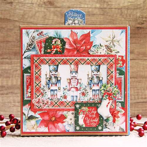 Graphic 45 Deck the Halls Waterfall Album