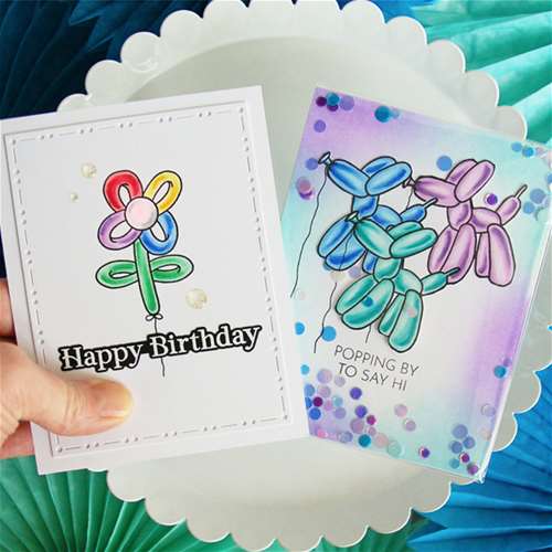 Interactive Cards: Rainbow Light-Up &amp; Shaker