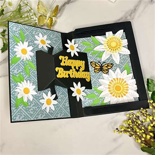 Life Is a Story Shadow Box Book Card 