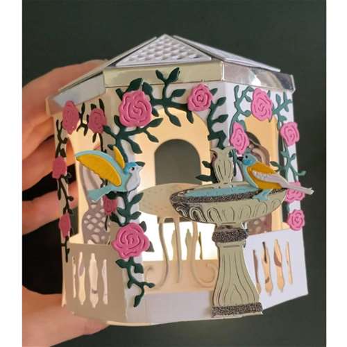 Light-Up Gazebo Table Setting