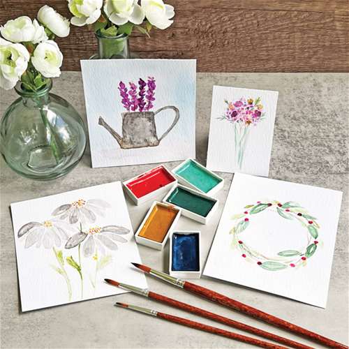 Paint &amp; Play with Simple Watercolor Techniques