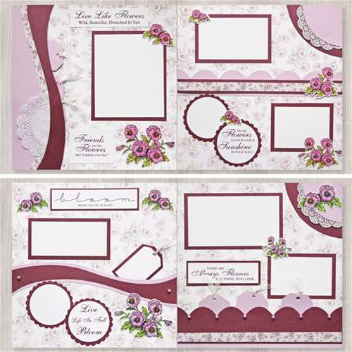 Pansy Bouquet Pages