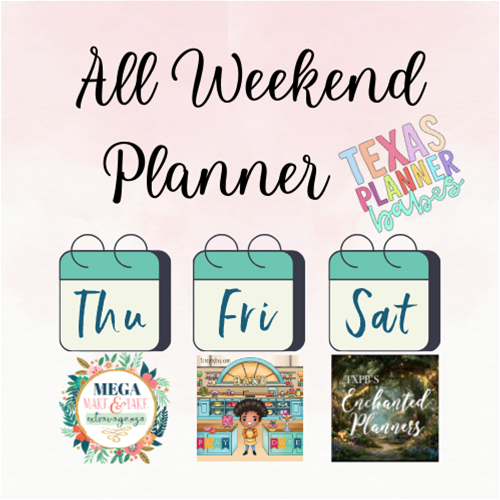 All Weekend Planner (Bundle)