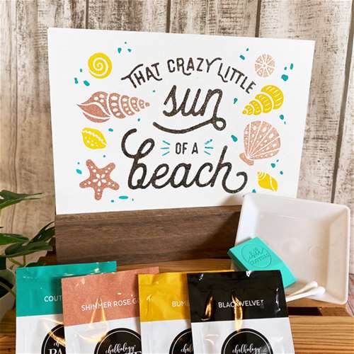 Sassy Sun and Beaches with Chalk Couture