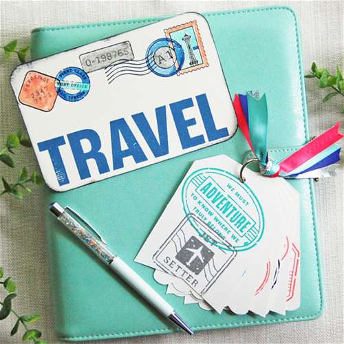 Travel Postcard and Mini Tag Album