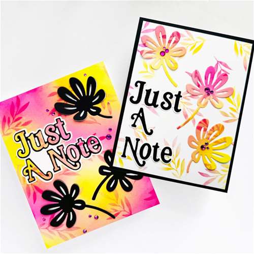 Two-for-One Die-Cut Floral Cards 